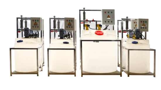 Máquina del sistema de dosificación del polímero del dispositivo de dosificación química del PAC para el tratamiento de efluentes