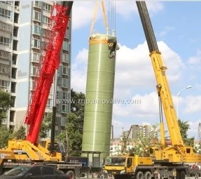 Estación de bombeo de agua de lluvia/aguas residuales urbanas con control automático remoto inteligente integrado LPS